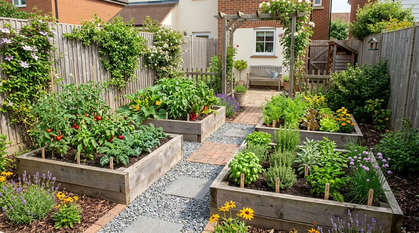 Simple Backyard Seating Zone